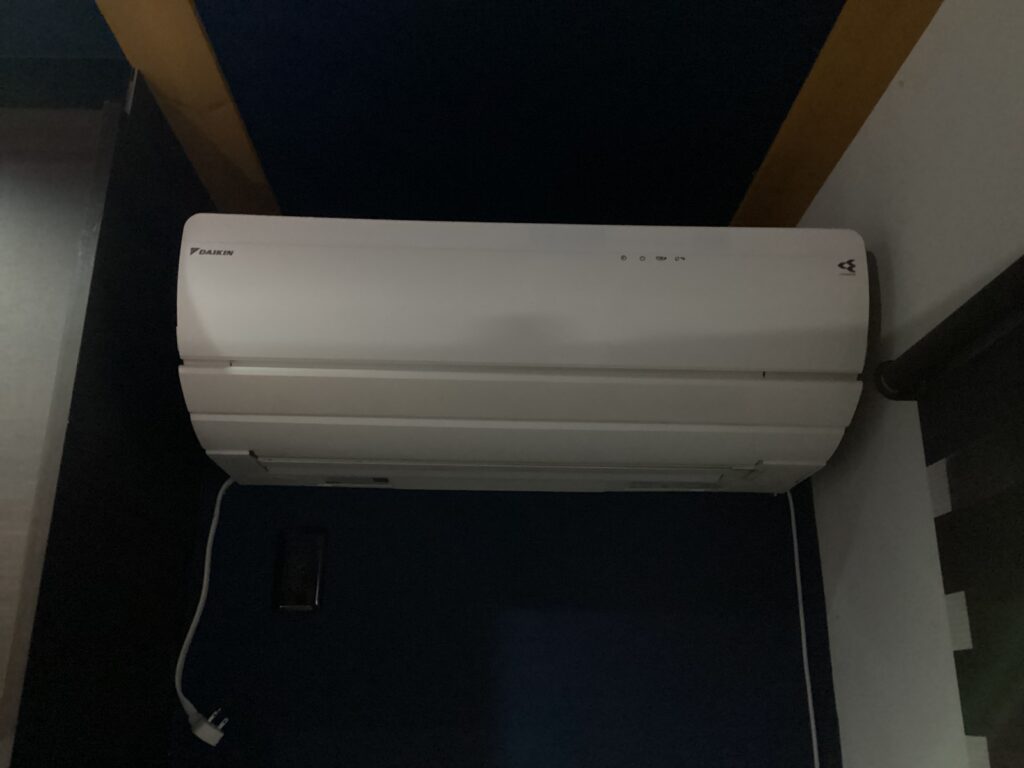 エアコンの取り付け位置