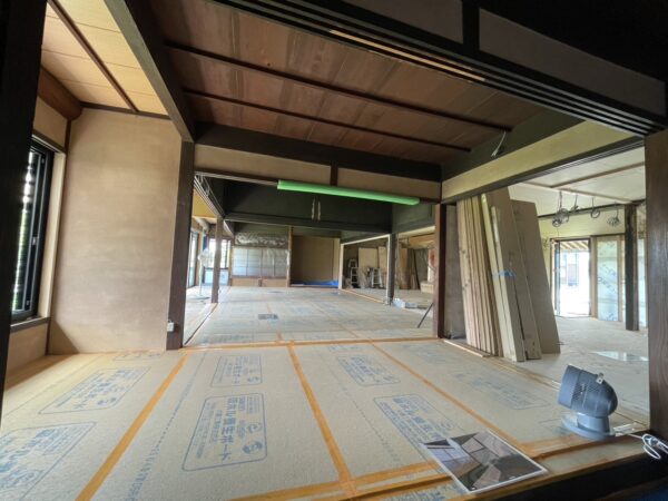 古民家工事中見学会　終了しました。