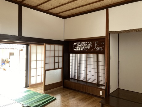 納屋の古民家リフォームの進捗