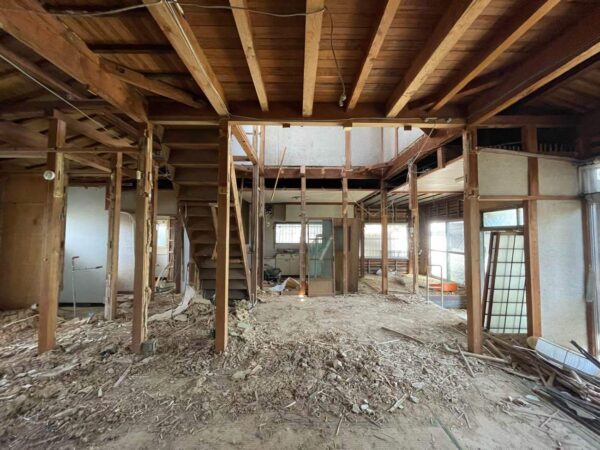 リノベ解体で見る　築55年の構造体