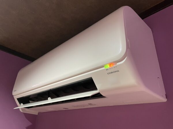 暖房運転始めました