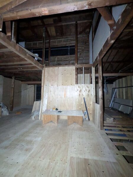 性能向上リノベ　モデルハウス　進捗