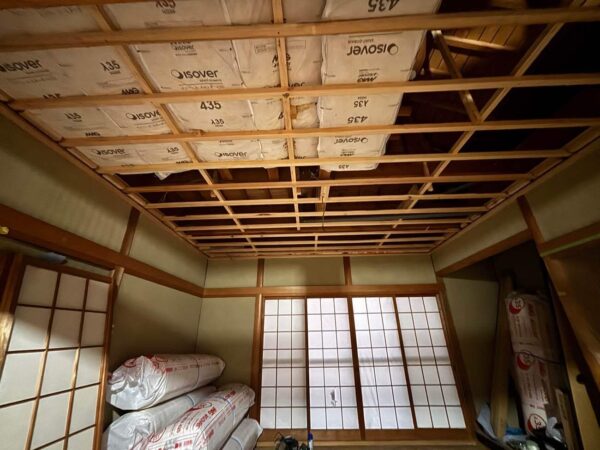 断熱リフォーム　気流どめで断熱性能アップ