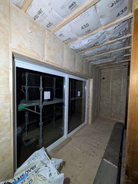 性能向上リノベ　モデルハウス進捗