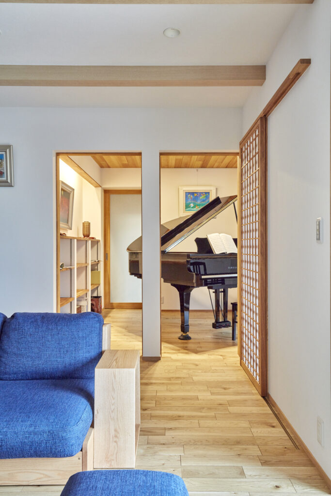 大切な「グランドピアノ」と共に暮らす。思い出を中心に据えた住まいづくり