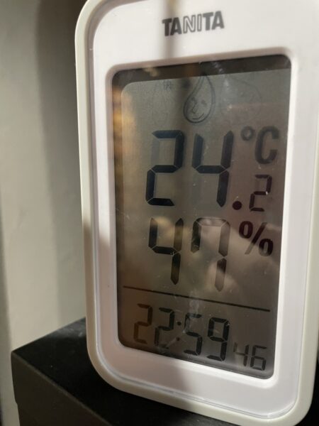 【山田の日刊ブログ】雨のクリスマス　温熱環境